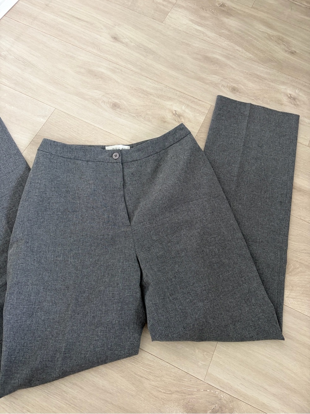 Classic Gray Dress Pants - Tailored Straight Leg